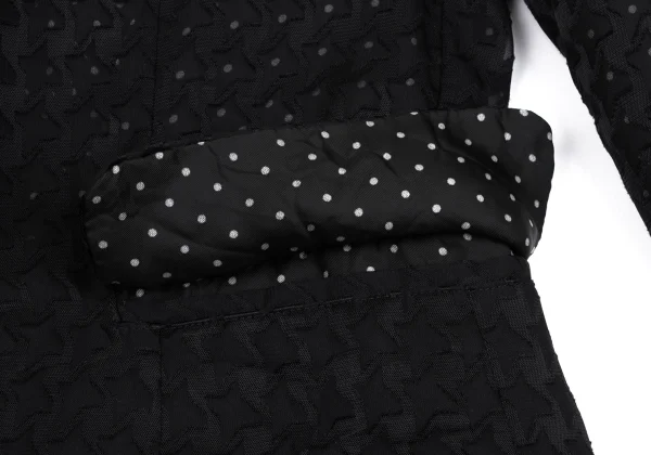 COMME des GARCONS Dot Lining Houndstooth Jacquard Jacket K-163418_015