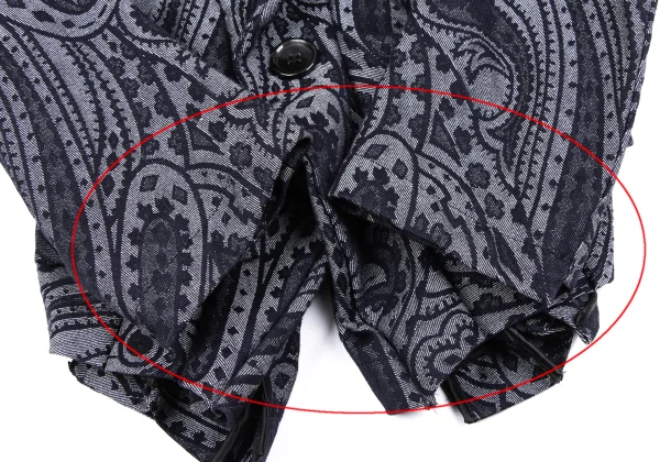JUNYA WATANABE COMME des GARCONS Paisley Jacquard Denim Jacket K-163421_007
