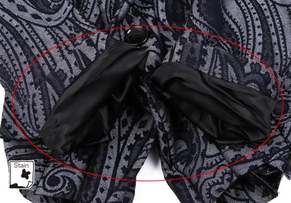 JUNYA WATANABE COMME des GARCONS Paisley Jacquard Denim Jacket K-163421_008