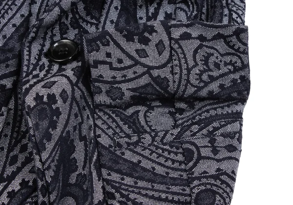 JUNYA WATANABE COMME des GARCONS Paisley Jacquard Denim Jacket K-163421_011
