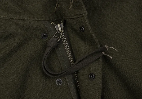 JUNYA WATANABE COMME des GARCONS Faux Fur Hood Detachable Mods Coat K-163422_009