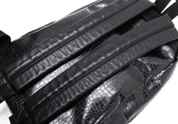 COMME des GARCONS Synthetic Leather Emboss Backpack K-163423_008