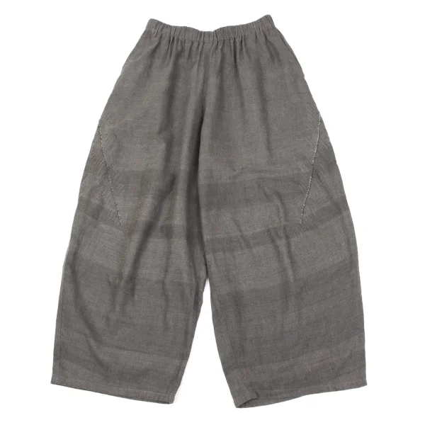 JURGEN LEHL Cotton Front Switching Pants Charcoal M K-163430_001