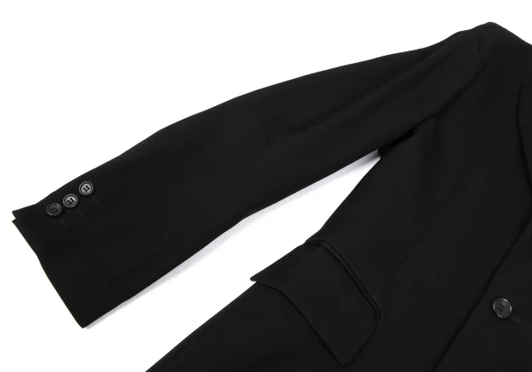 COMME des GARCONS Wool Hem Belted Long Jacket K-163438_007