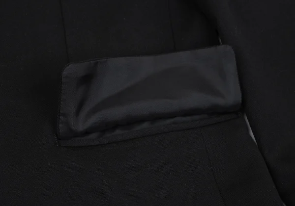 COMME des GARCONS Wool Hem Belted Long Jacket K-163438_011