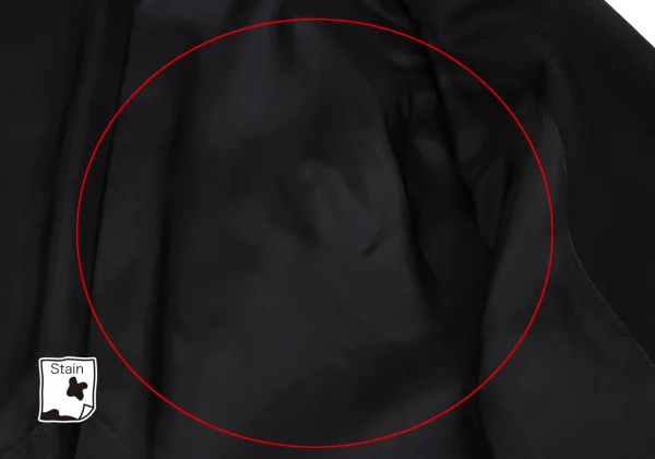 COMME des GARCONS Wool Hem Belted Long Jacket K-163438_013