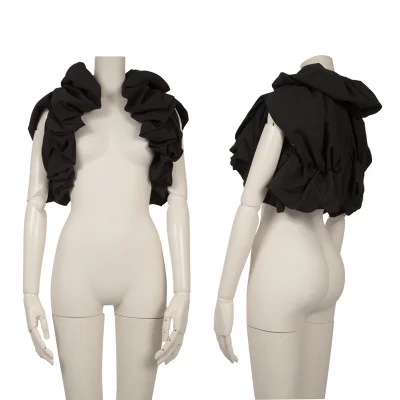 COMME des GARCONS Wool Frill Bolero