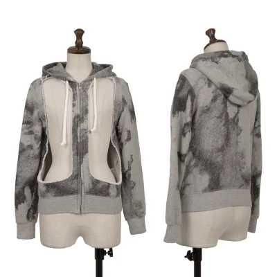 COMME des GARCONS Cutting Zip Hoodie