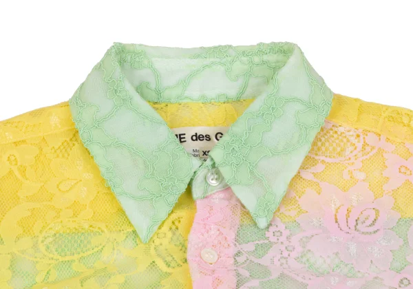 COMME des GARCONS Floral Lace Crazy Pattern Shirt K-163445_004