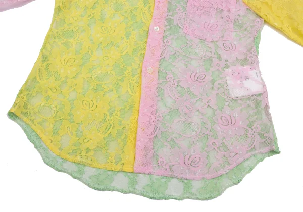 COMME des GARCONS Floral Lace Crazy Pattern Shirt K-163445_010