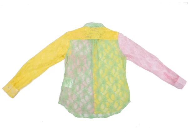 COMME des GARCONS Floral Lace Crazy Pattern Shirt K-163445_012