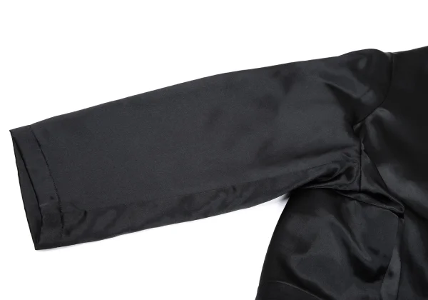 COMME des GARCONS Round Switching Flare Satin Blouse K-163446_004