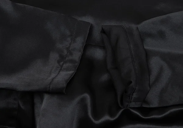 COMME des GARCONS Round Switching Flare Satin Blouse K-163446_005