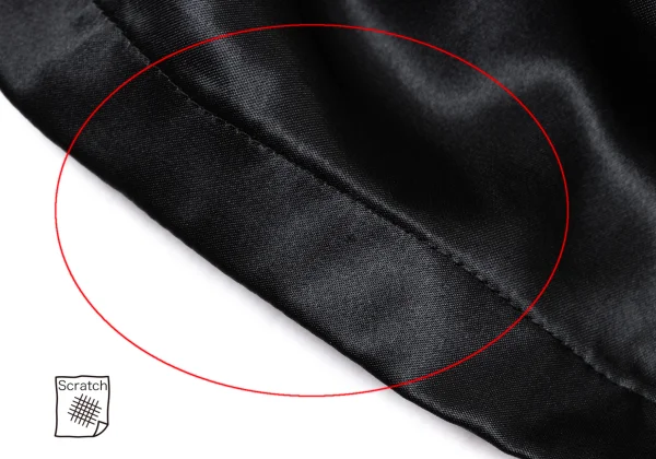 COMME des GARCONS Round Switching Flare Satin Blouse K-163446_007