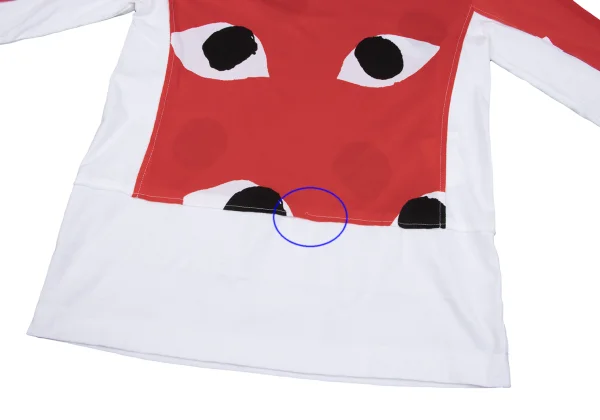 COMME des GARCONS Eye Print Switching Top K-163447_008