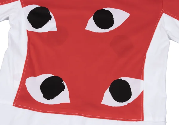 COMME des GARCONS Eye Print Switching Top K-163447_012