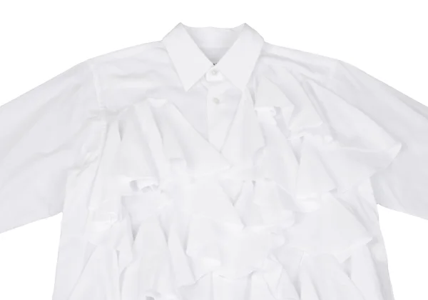 COMME des GARCONS Frill Front Long Shirt K-163454_003