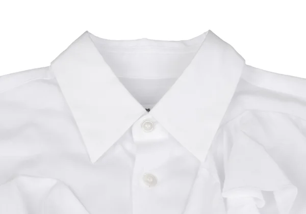 COMME des GARCONS Frill Front Long Shirt K-163454_004
