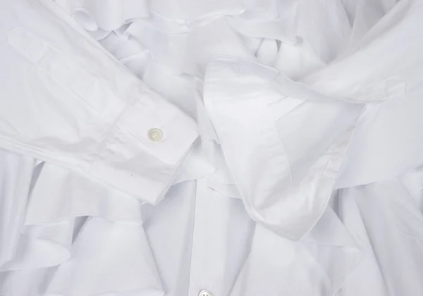 COMME des GARCONS Frill Front Long Shirt K-163454_008