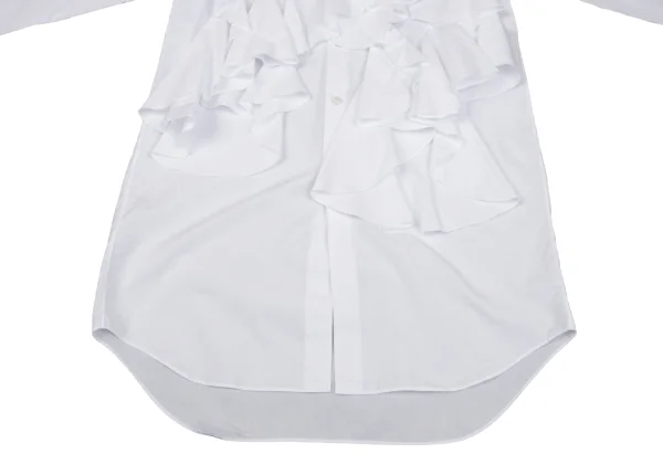 COMME des GARCONS Frill Front Long Shirt K-163454_009