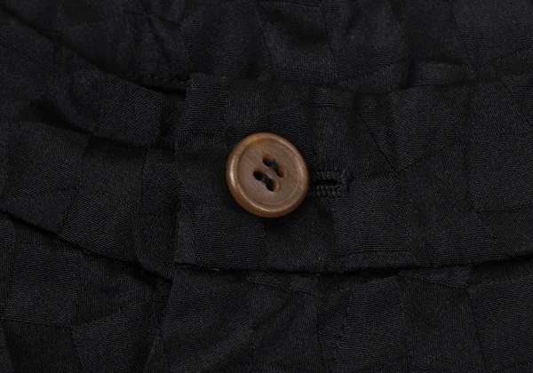 COMME des GARCONS Block Check Weave Dropped Crotch Pants K-163456_003