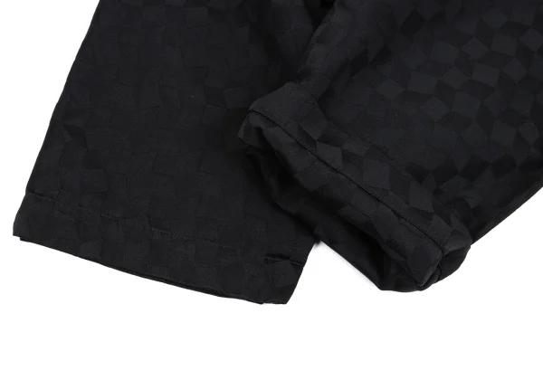 COMME des GARCONS Block Check Weave Dropped Crotch Pants K-163456_008