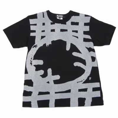 BLACK COMME des GARCONS Hole Print T-shirt