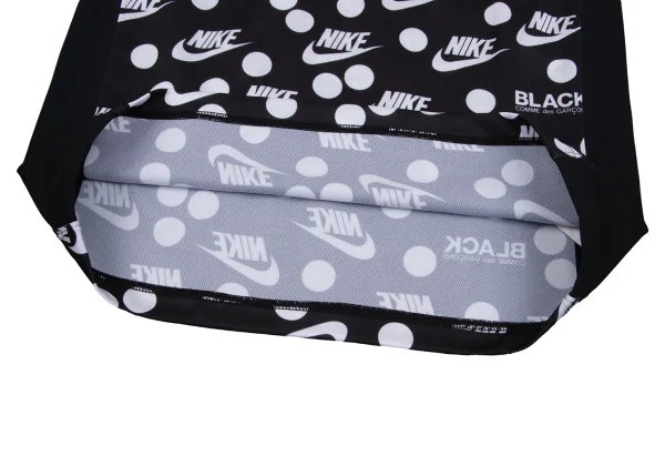 BLACK COMME des GARCONS×NIKE Logo Print Rib Switching Top K-163462_008