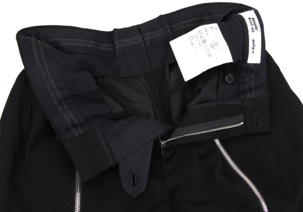 noir kei ninomiya Center Zip Design Tapered Pants K-163463_006