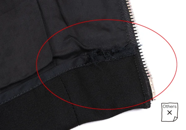 noir kei ninomiya Center Zip Design Tapered Pants K-163463_010