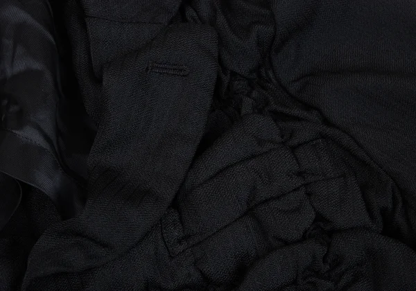 コムデギャルソン オムプリュスCOMME des GARCONS HOMME PLUS シャドーストライプシャーリングデザインジャケット 黒XS K-163464_004