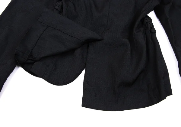 コムデギャルソン オムプリュスCOMME des GARCONS HOMME PLUS シャドーストライプシャーリングデザインジャケット 黒XS K-163464_016