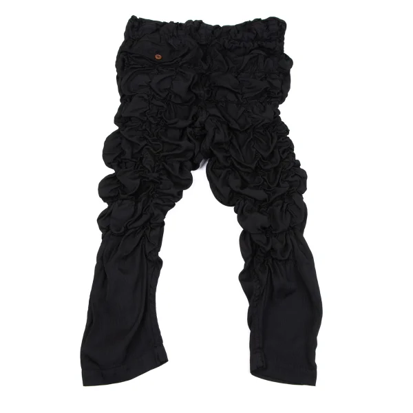 COMME des GARCONS HOMME PLUS Shadow Stripe Shirred Cropped Pants K-163465_009