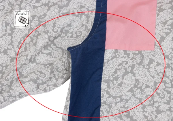 COMME des GARCONS HOMME DEUX Crazy Pattern Paisley Shirt K-163468_003