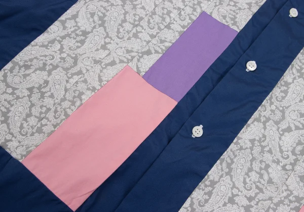 COMME des GARCONS HOMME DEUX Crazy Pattern Paisley Shirt K-163468_011