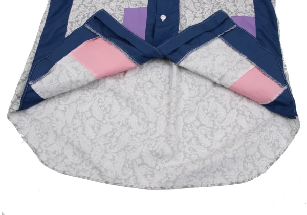 COMME des GARCONS HOMME DEUX Crazy Pattern Paisley Shirt K-163468_012