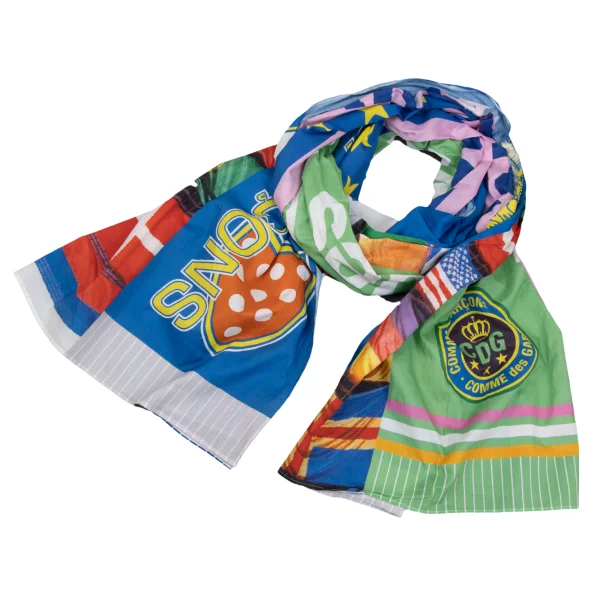 COMME des GARCONS EDITED Football Printed Stole Multi-Color  K-163475_001