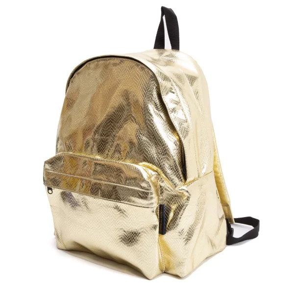 COMME des GARCONS Emboss Metallic Backpack Gold  K-163477_001
