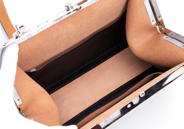 COMME des GARCONS Leather Clasp Bag K-163478_013