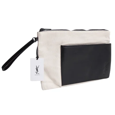 Yves Saint Laurent Beaute Pocket Design Canvas Pouch