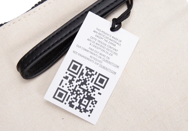 Yves Saint Laurent Beaute Pocket Design Canvas Pouch K-163485_009