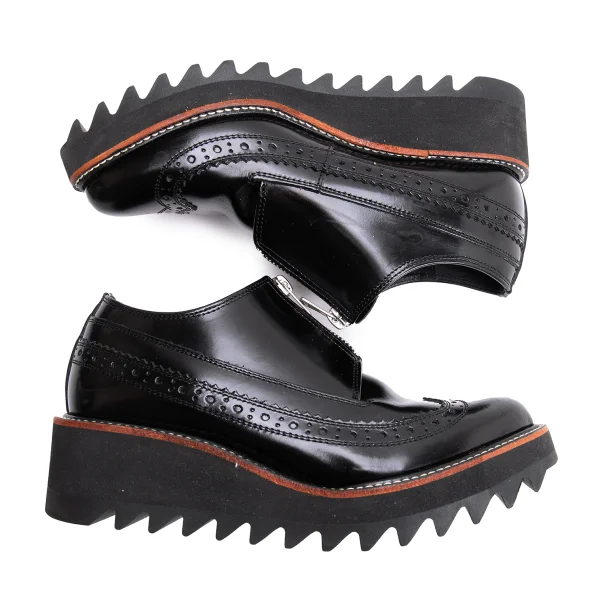 KAYO NAKAMURA by Y's Shark Sole Wing Tip Leather Shoes K-163486_003