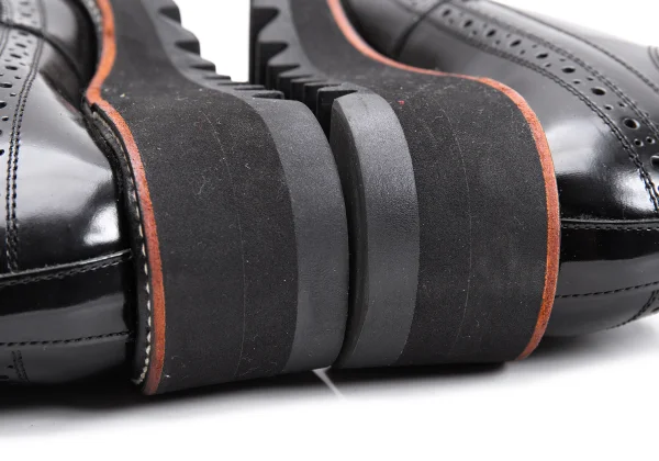 KAYO NAKAMURA by Y's Shark Sole Wing Tip Leather Shoes K-163486_011