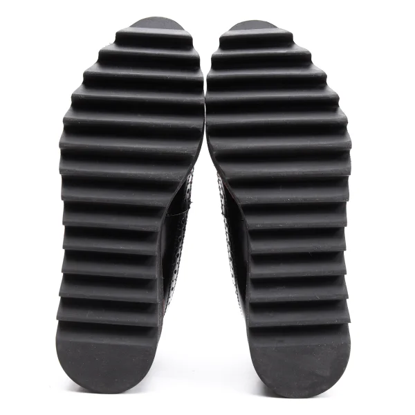 KAYO NAKAMURA by Y's Shark Sole Wing Tip Leather Shoes K-163486_012