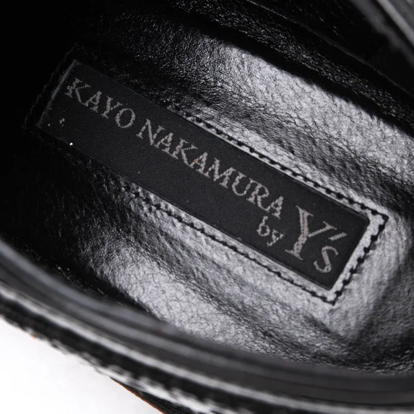 KAYO NAKAMURA by Y's Shark Sole Wing Tip Leather Shoes K-163486_014