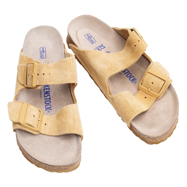 BIRKENSTOCK Arizona Suede Sandal Beige 37 K-163488_001