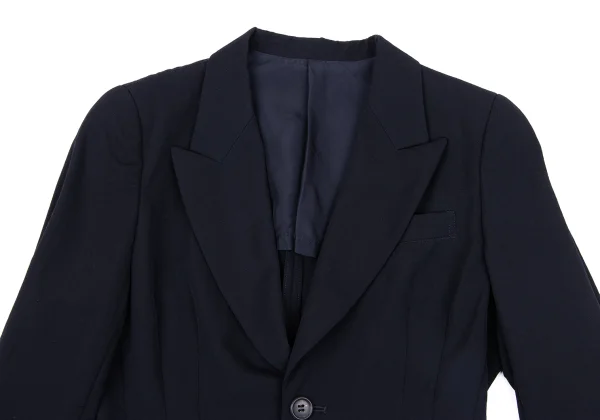 Y's Wool Gaba Darts Waist Jacket K-163493_003