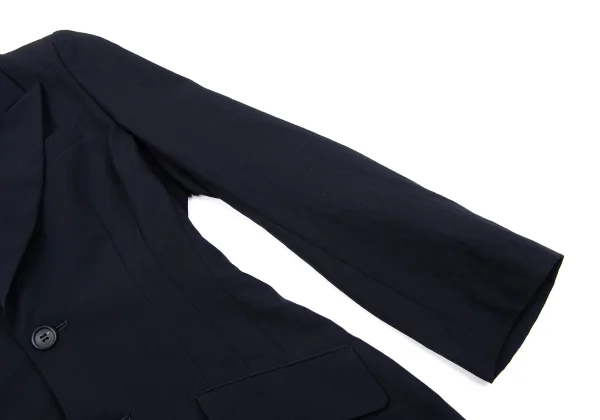 Y's Wool Gaba Darts Waist Jacket K-163493_007