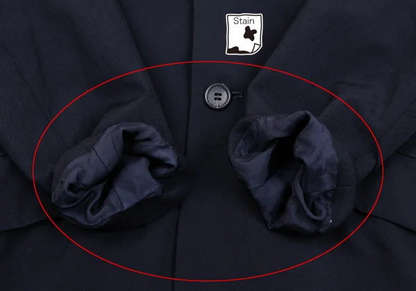 Y's Wool Gaba Darts Waist Jacket K-163493_009