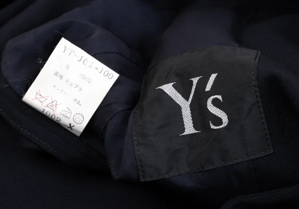 Y's Wool Gaba Darts Waist Jacket K-163493_017